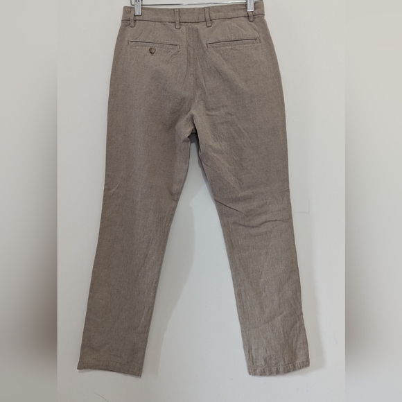 NWOT Old Navy straight linen blend pants. Size 28x30. - Picture 2 of 3